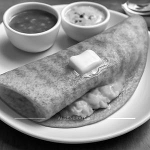 Butter masala dosa