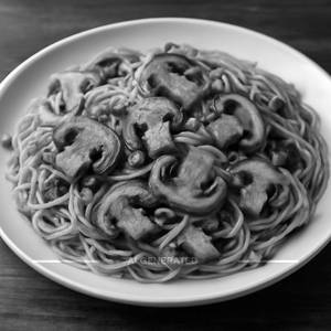 Mushroom noodles
