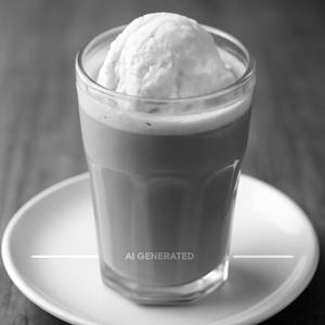 Cold Coffee With Vanilla Ice Cream