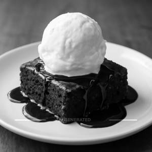 Brownie With Ice Cream