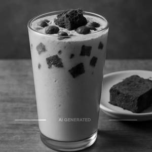 Cold Coffee With Brownie