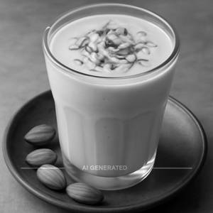 Kesar badam lassi