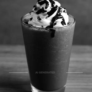 Dark chocolate frappe.