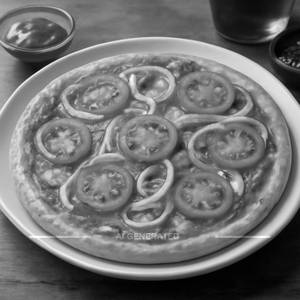 Onion & Tomato Pizza