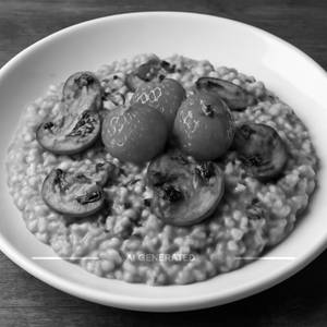 Mushroom And Roasted Tomato Risotto