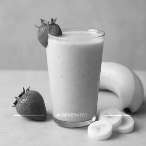 Strawberry banana shake