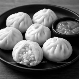 Corn & Cheese Steam Momo[8 pcs]