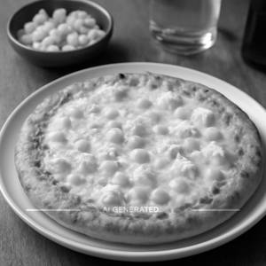 Cheese and corn pizza