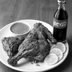 Tandoori Chicken (Full)+Coke 200 Ml