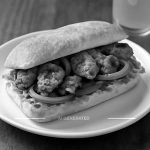 Chicken tikka sandwich