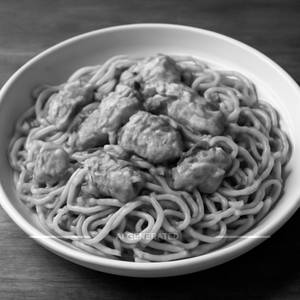 Chicken garlic noodles