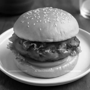 Tandoori chicken burger