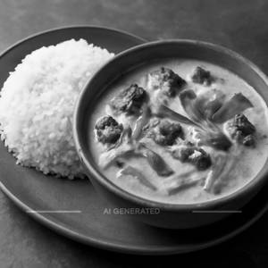 Green Thai Curry With Rice