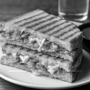 Cheese Paneer Tikka Grill Sandwich
