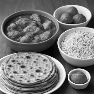 12pcs Chicken Handi (1000ml) + Jeera Rice (660ml) + 15 Roti + 2 Sweet