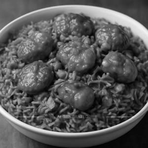Chicken manchurian rice