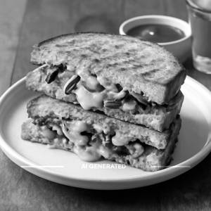 Mushroom Cheese Sandwich