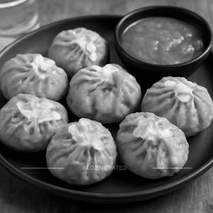 Veg Cheese Fried Momos