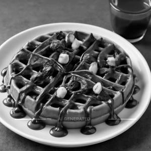Triple Chocolate Waffle