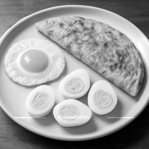 Egg Omelette+Egg Half Fry+ Boiled Egg (5 Eggs)