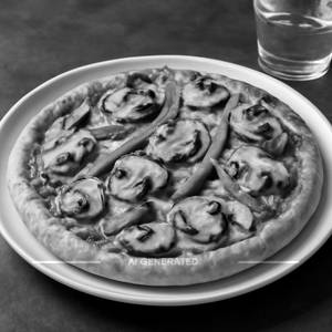 Mushroom Capsicum Pizza
