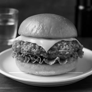 Crispy Chicken Cheese Burger