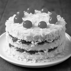 White Forest Cake