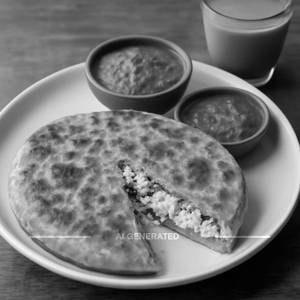 Stuffed Paratha Paneer