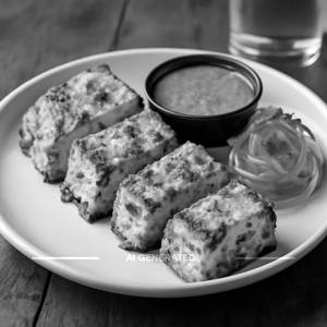 Paneer lasuni tikka
