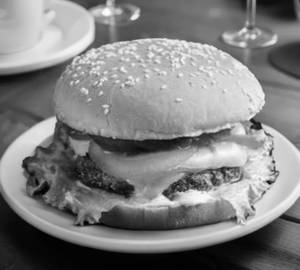 Chicken cheese burger