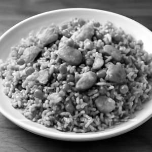 Chicken Garlic Fried Rice 