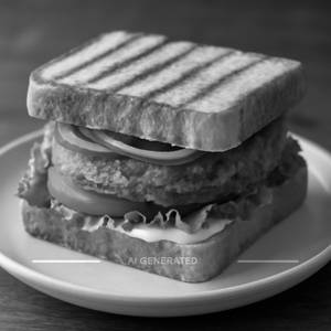 Peri Peri Aloo Tikki Sandwich