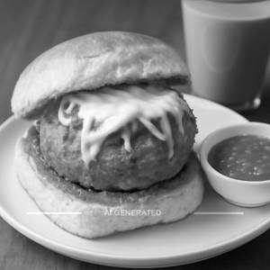 Schezwan. Cheese Vada Pav