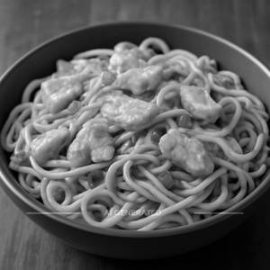 Chicken noodles