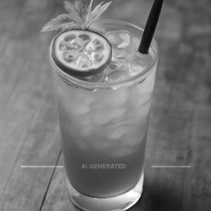 Virgin Blue Lagoon Mocktail