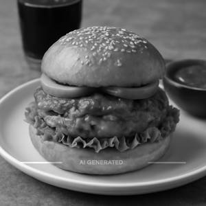 Schezwan chicken burger