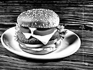 Barbeque Paneer Burger
