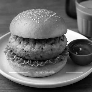 Aloo pattie burger