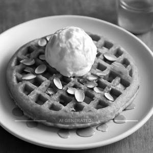 Honey Almond Waffle