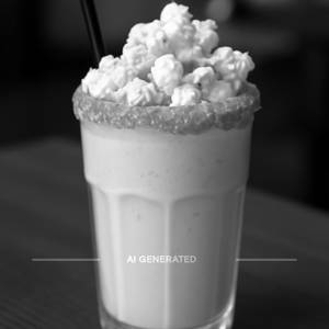 Bubble gum thickshake