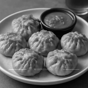 Veg fried peri peri momos(8 pieces)