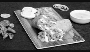 Chicken sabba rumali wrap