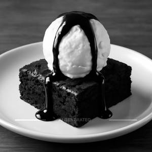 Brownie With Icecream