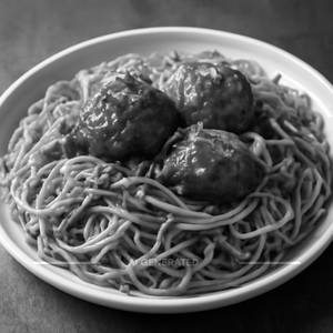 Veg Manchurian Noodles