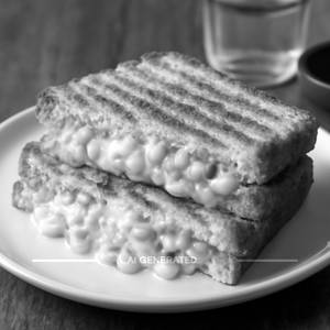 Corn cheese sandwich