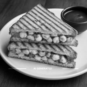 Paneer corn sandwich