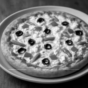 Cheese loaded pizza