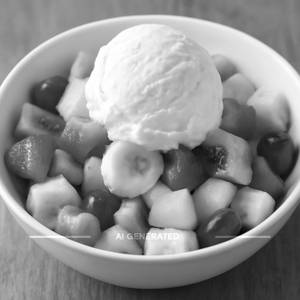 Fruit Salad With Icecream