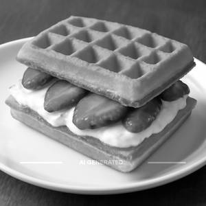 Strawberry Creamcheese Waffwich