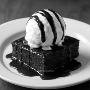 Hot Brownie with Ice Cream